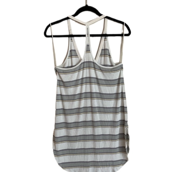 We the Free Free People Loui Striped Tank Tunic In White and Blue Size Small - Picture 2 of 3